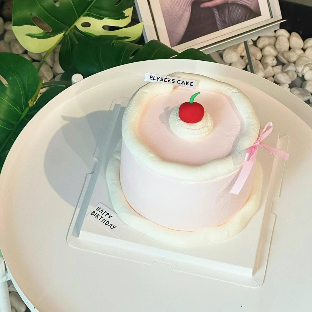 ins cherry style cake