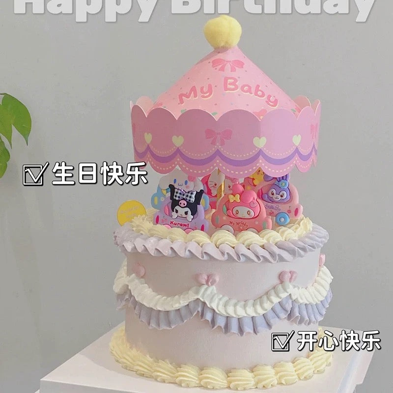 Sanrio 旋转木马三丽鸥