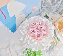 Load image into Gallery viewer, Pink Roses Bouquet Cake 粉玫瑰花束蛋糕
